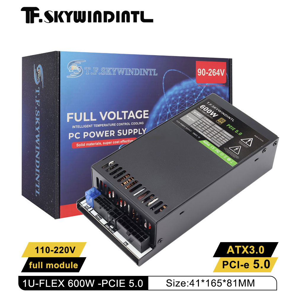 Flex Atx Power Supply 600W 1U - Fuente de Alimentación ATX 3.0 PCI-E