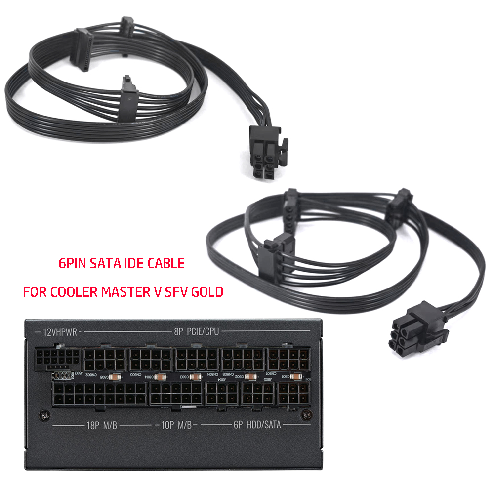 Sfx Modular Power Supply 850W Gold - Cable PCIE a 3 * SATA