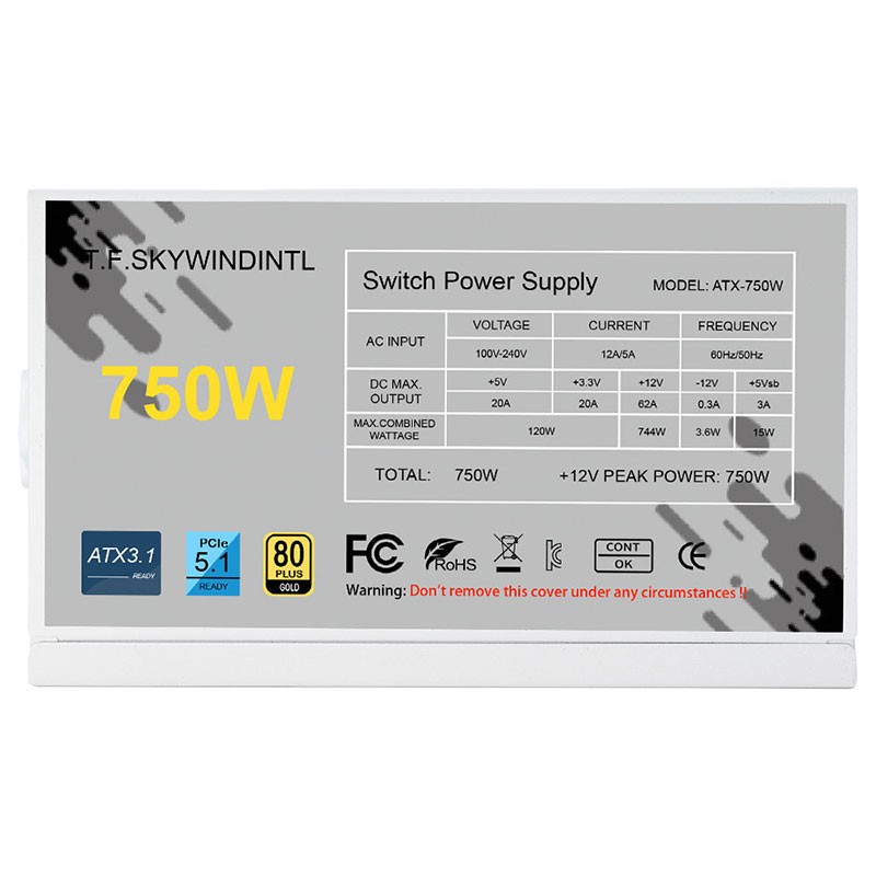 Fuente de alimentación Modular - 1000W White Modular Power Supply reseña y precio
