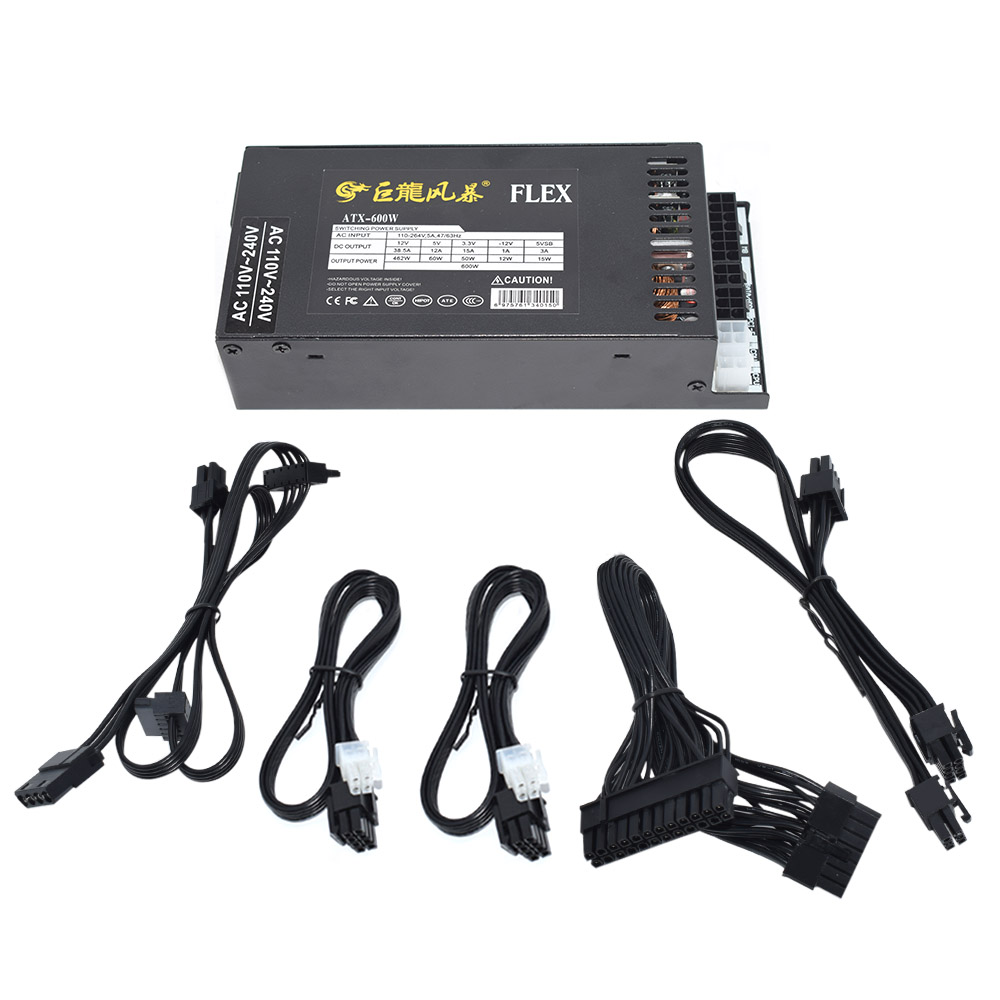Nueva fuente de alimentación d - Flex Atx Power Supply 600W 1U reseña y precio