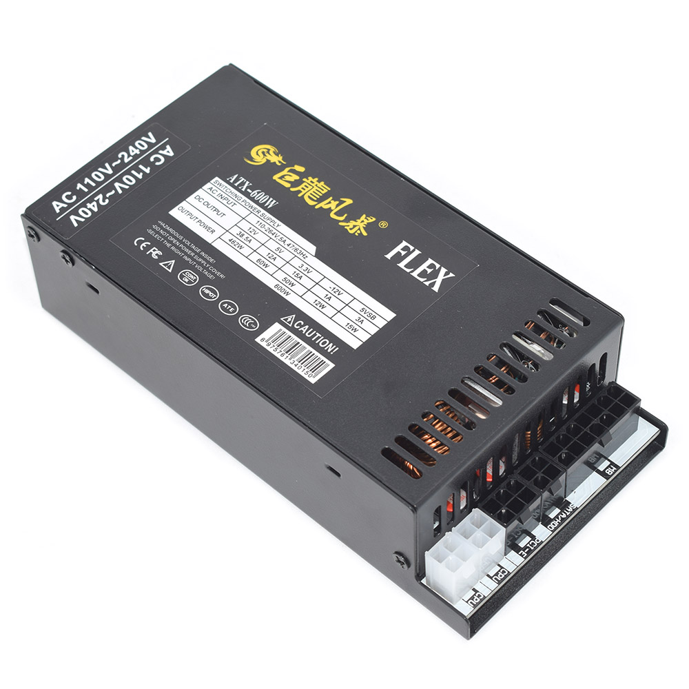 600W Modular completo 1U Flex  - Flex Atx Power Supply 600W 1U reseña y precio